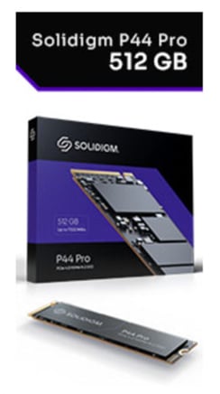 Solidigm P44 Pro 2TB M.2 2280 PCIe 4.0 NVMe Gen4 Gaming TLC
